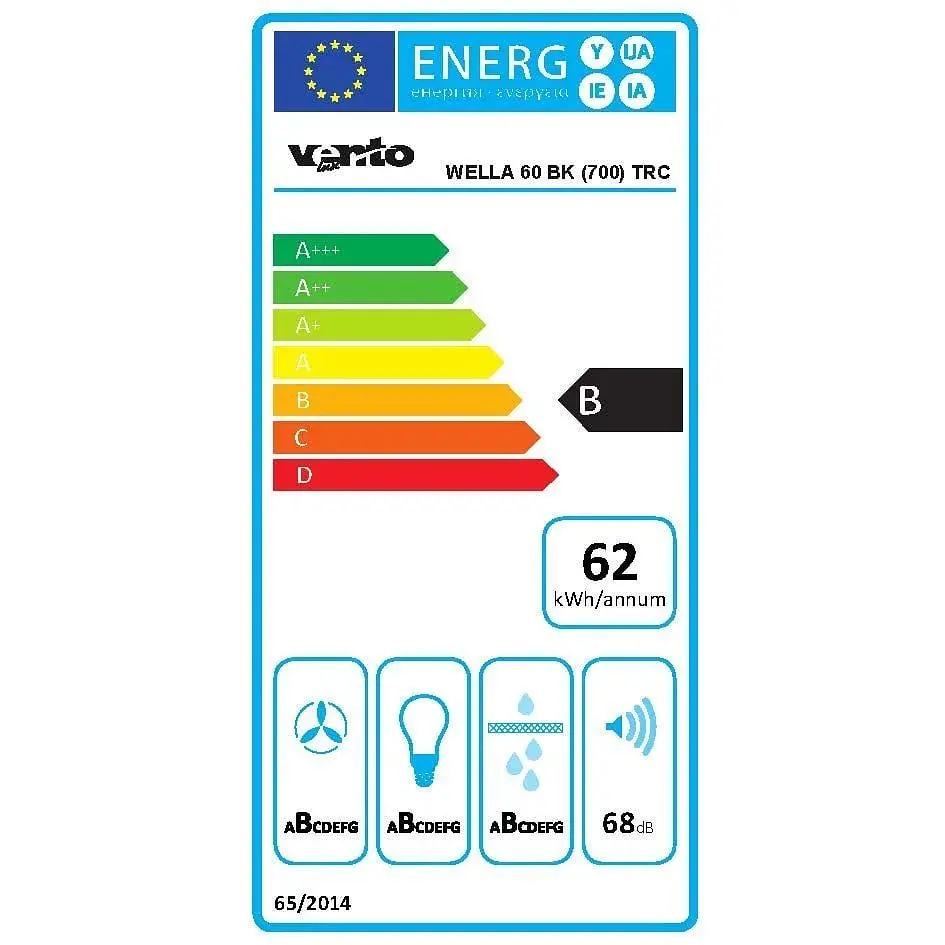 Вытяжка Ventolux Wella 60 BK (700) TRC - фото 8