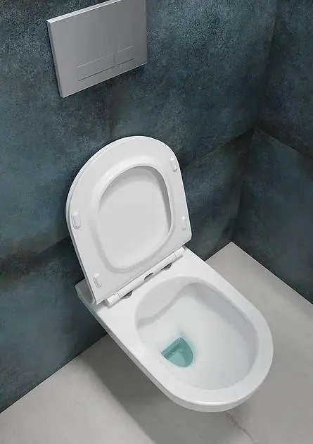 Унітаз підвісний CET 472 Cersanit Zip SimpleOn з дюропластовим Slim сидінням SoftClose+QuickRelease 30412 - фото 5