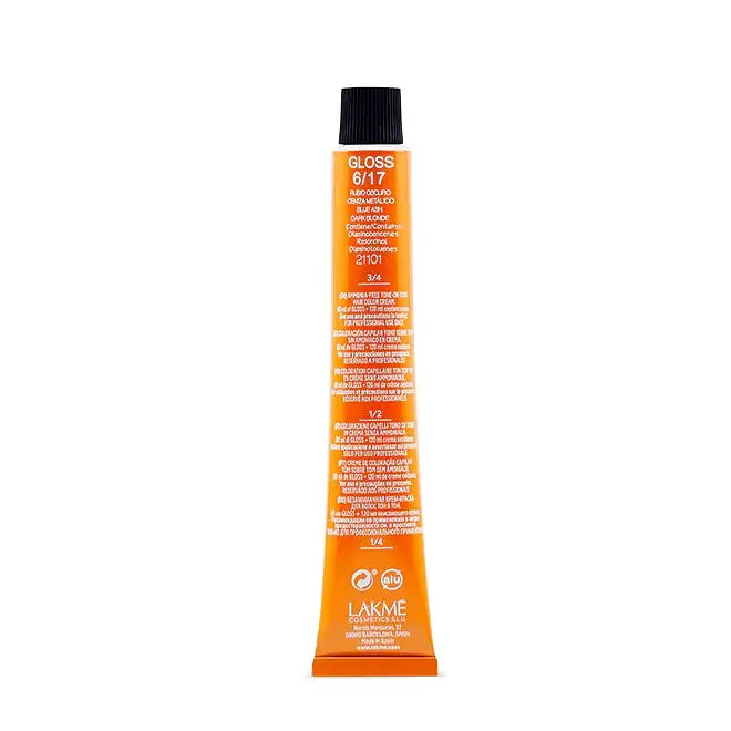 Тонувальна крем-фарба для волосся Lakme Gloss Color Rinse відтінок 6/17 (Темний блонд попелястий), 60 мл - фото 3