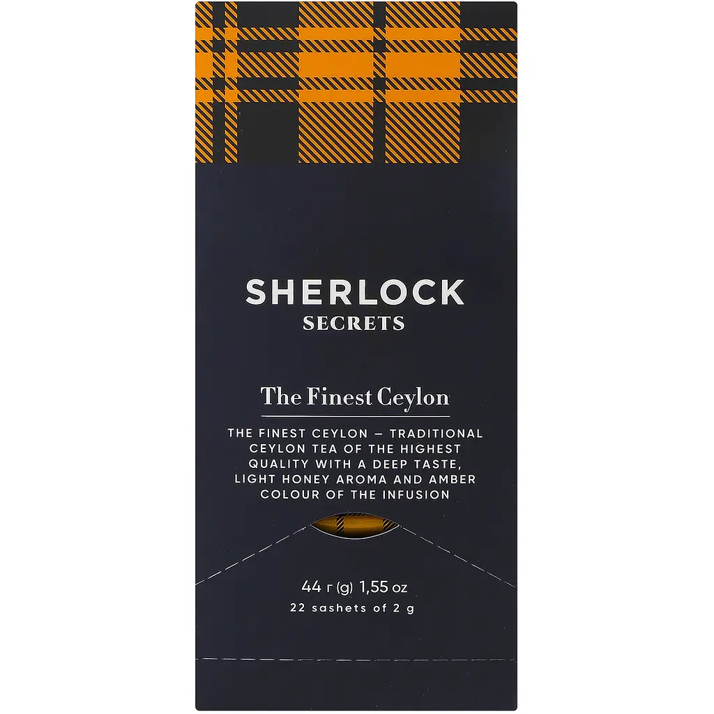 Чай чорний Sherlock Secrets Finest Ceylon 44 г (22 шт x 2 г) - фото 4