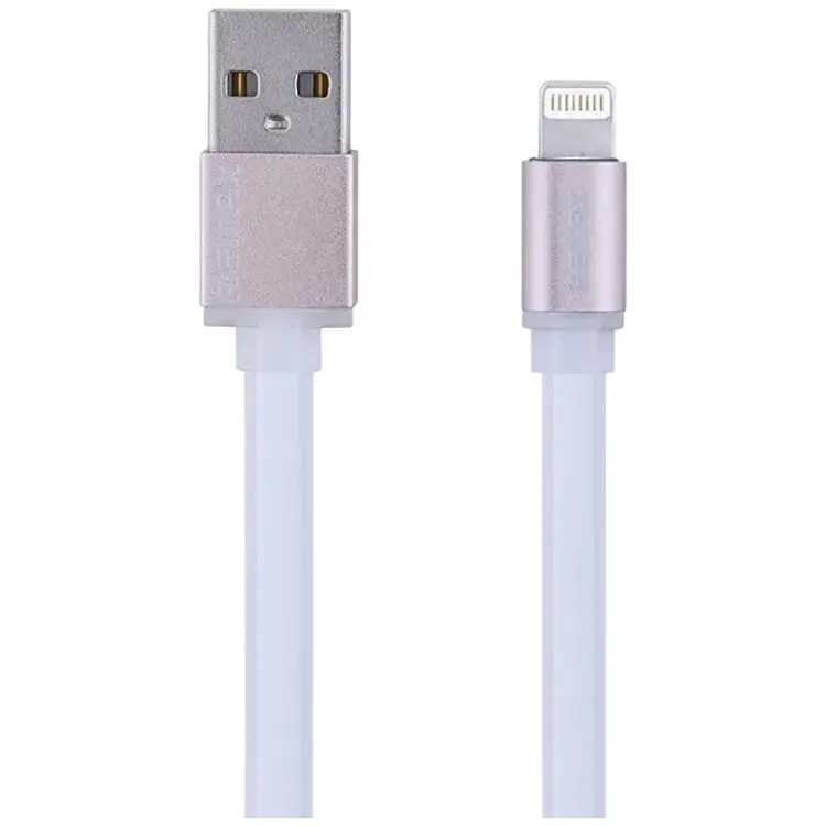 Кабель Remax Colourful Lightning 1m White