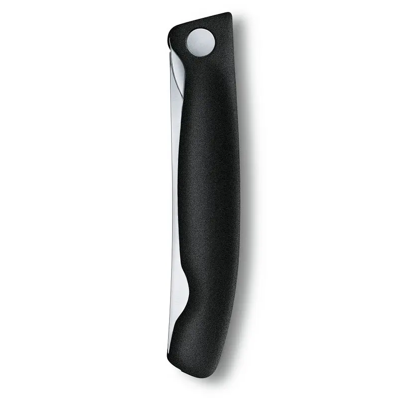 Кухонний ніж Victorinox SwissClassic Foldable Paring лезо 11см з чорн. ручкою (блістер) - фото 3
