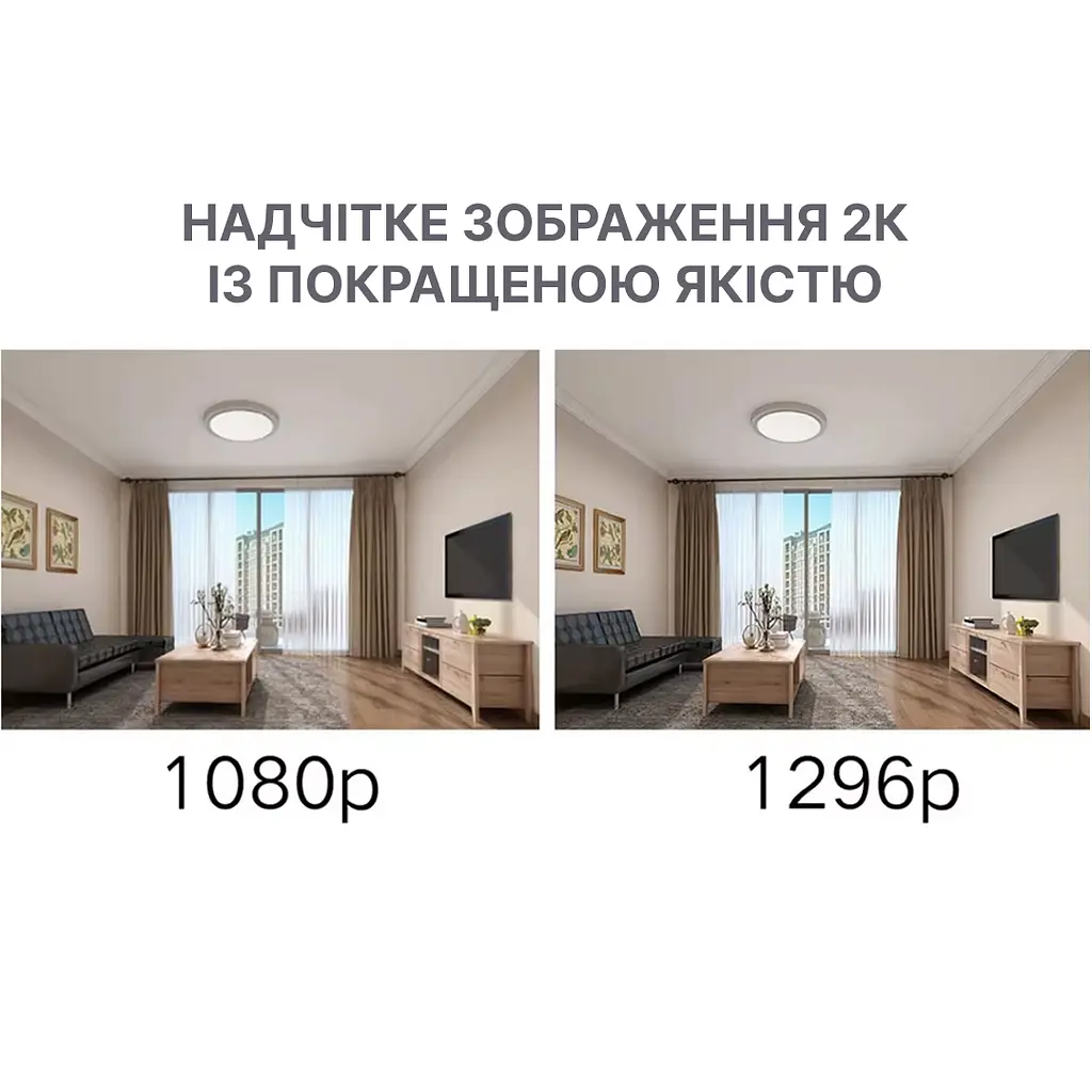 IP-камера відеоняня Xiaomi Mi Home Security Camera 2K 1440P повнокольорове нічне бачення (MJSXJ09CM) - фото 2