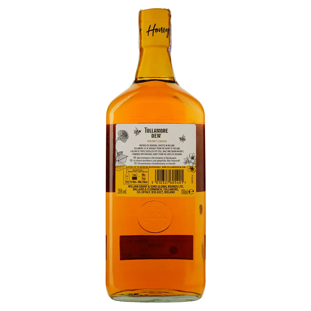 Ликер Tullamore Dew Honey 35% 0.7 л - фото 2