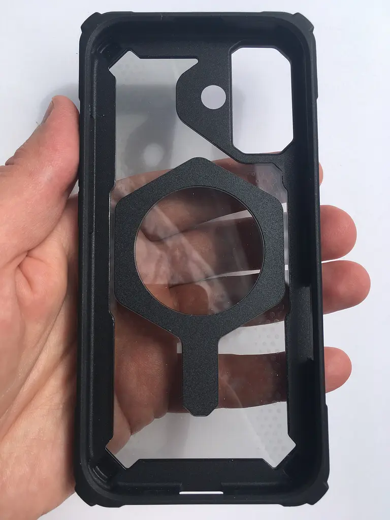 Оригінальний протиударний чохол для iPhone 17 UAG Plasma XTE MagSafe Black 114526114034 з підставкою - фото 5