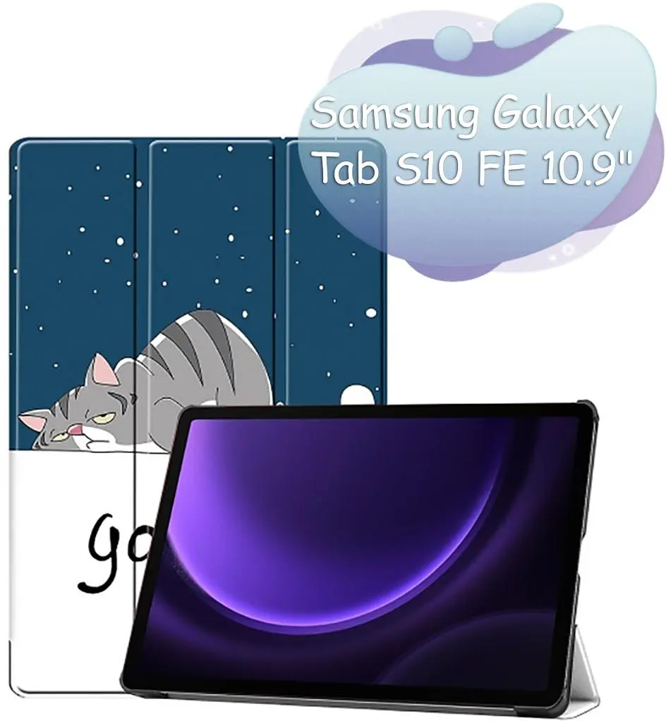 Чохол до планшета BeCover Smart Case Samsung Galaxy Tab S10 FE (SM-X520/SM-X526) 10.9" Good Night (713286)