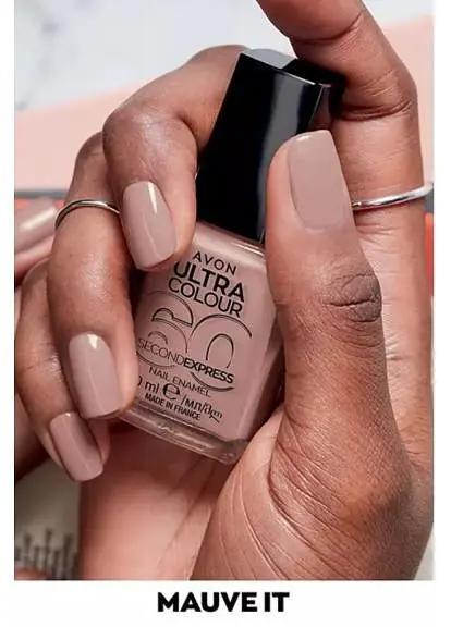 Швидковисихаючий лак для нігтів Avon «УльтраКолір за 60 секунд» Mauve It, 10 мл (49469288) - фото 2