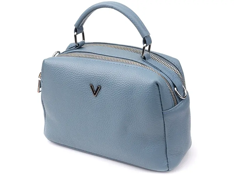 Жіноча сумка з двома секціями з натуральної шкіри Vintage 22,5х14х9,5 см sum0027586