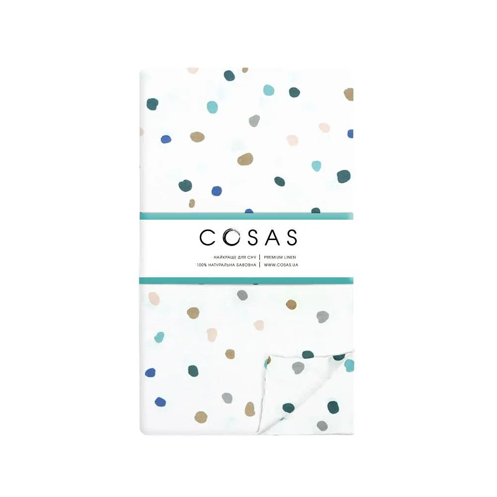 Комплект постільної білизни Cosas євро COLOR BLOTS CS4 200 x 220 см (ColorBlotsV2_Rose_200) - фото 7