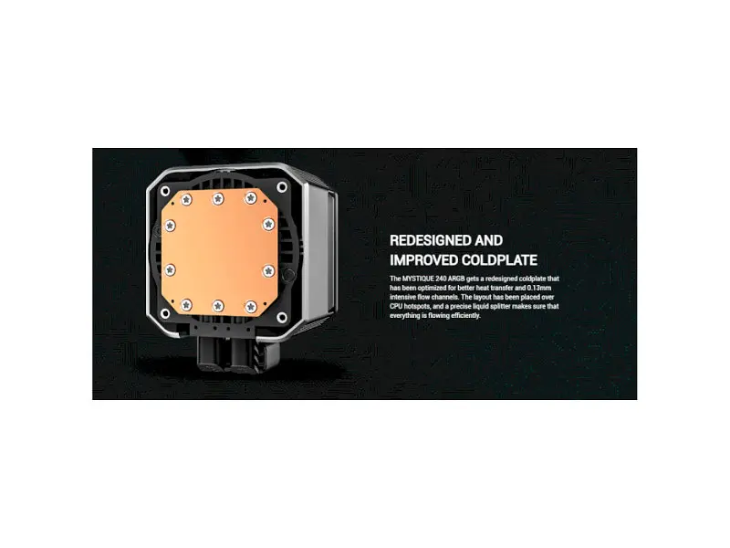 Водяне охолодження Deepcool Mystique 240 ARGB Black (R-LX550-BKADSNC-G-1) - фото 10