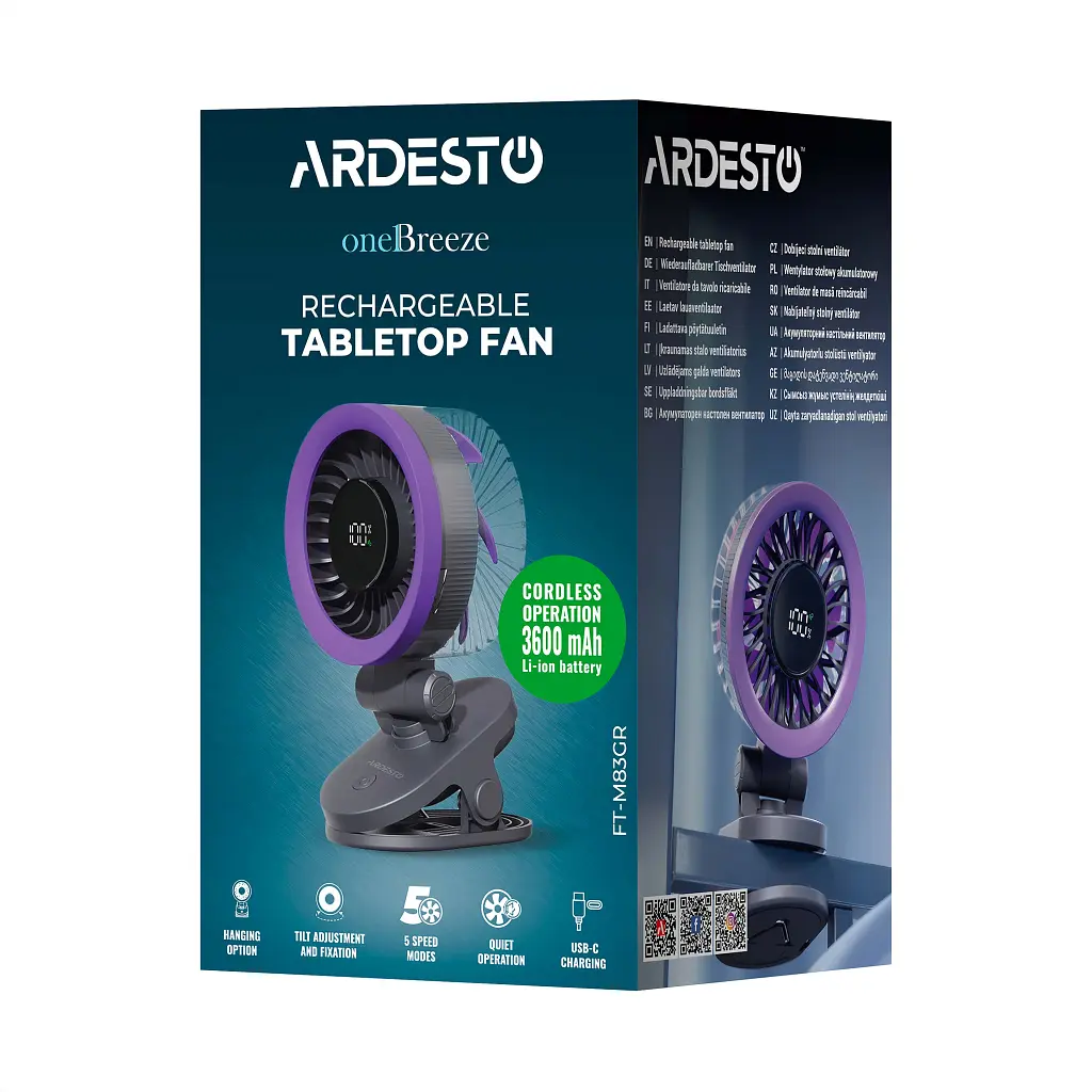 Вентилятор ARDESTO FT-M83GR - фото 10