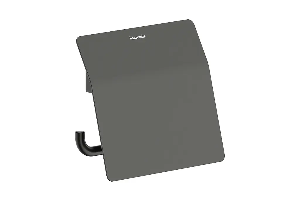 Тримач туалетного паперу Hansgrohe AddStoris S brushed black chrome 41783340
