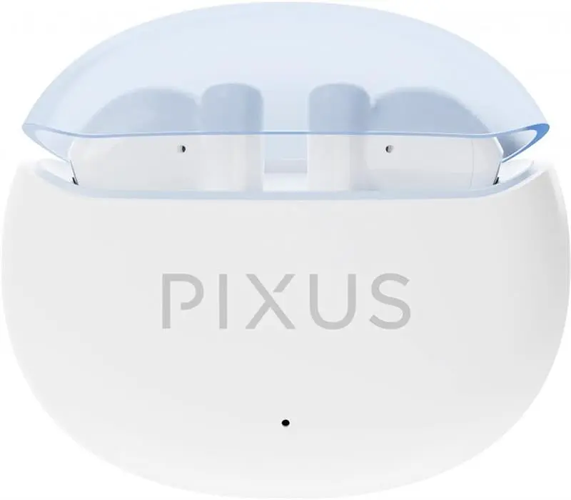 Бездротові навушники Pixus Spase, TWS, BT5.3, 80mAh, 480mAh, 6h, white UA UCRF - фото 4