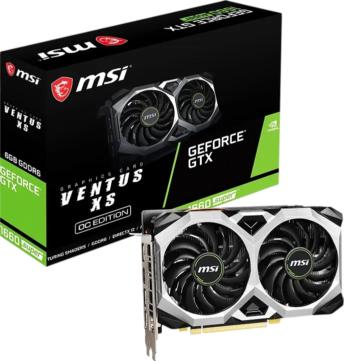 Відеокарта GeForce GTX 1660 Super 6GB MSI Ventus XS OC (GTX 1660 Super Ventus XS OC) Б/В - фото 3