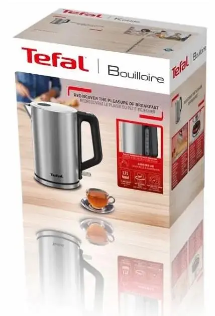 Электрочайник Tefal Bronx Electric 1.7 л нержавеющая сталь серый kuh0015364 - фото 9