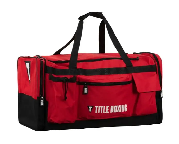Спортивна сумка TITLE Boxing Deluxe Gear Bag Red 70 л (TBAG45 RD/BK) - фото 3