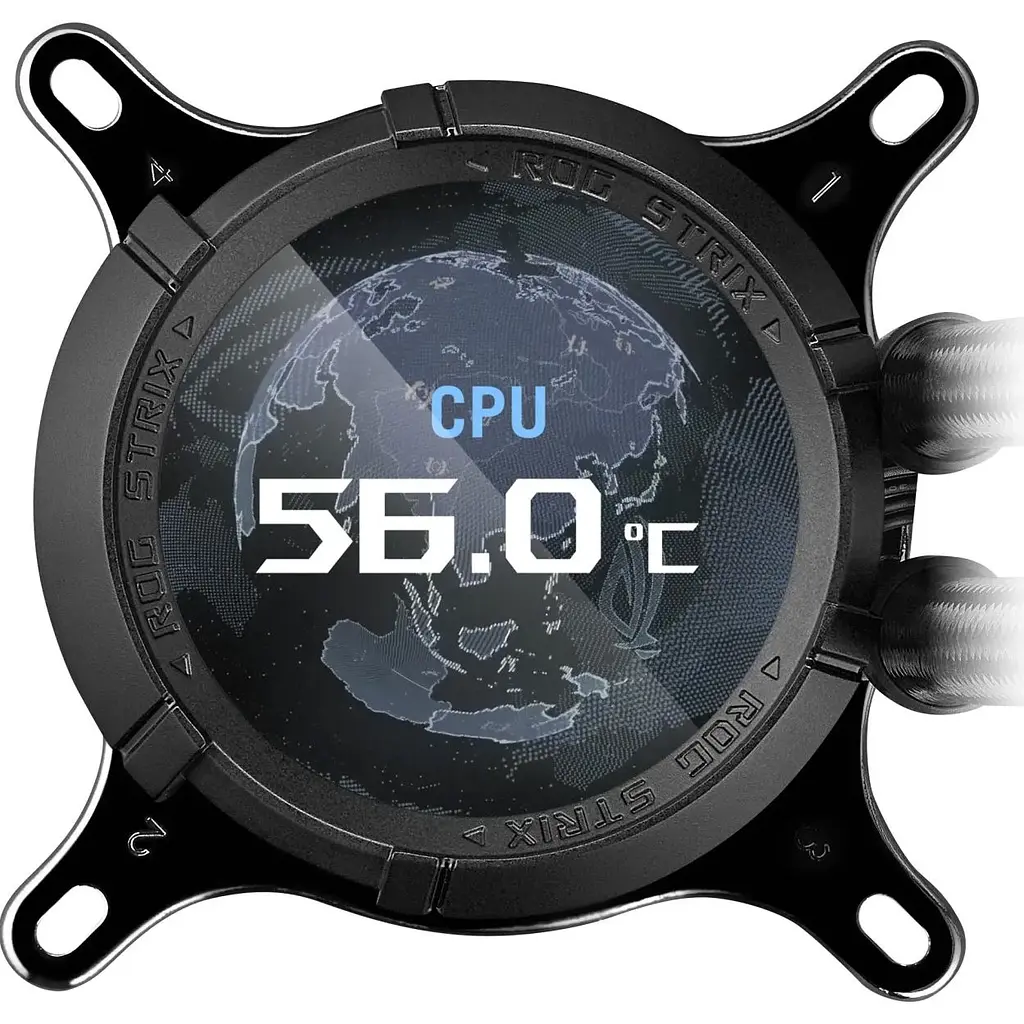 Система водяного охлаждения Asus ROG Strix LC III 360 ARGB LCD Black (90RC00W1-M0UAY0) - фото 6
