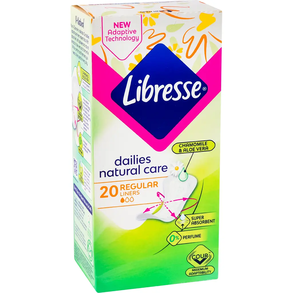 Прокладки гігієнічні Libresse Dailies Natural Care Regular 20 шт. - фото 2