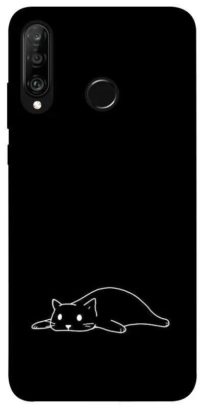 TPU чохол Demsky Lazy cat для Huawei P30 lite