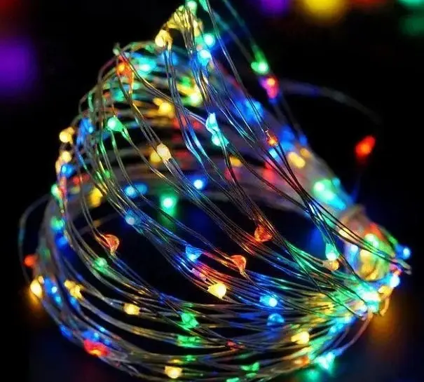 Xmas гірлянда 200 LED медний проволока Капля роси 20M Мультицветная 220V (47658-7248_151) - фото 3