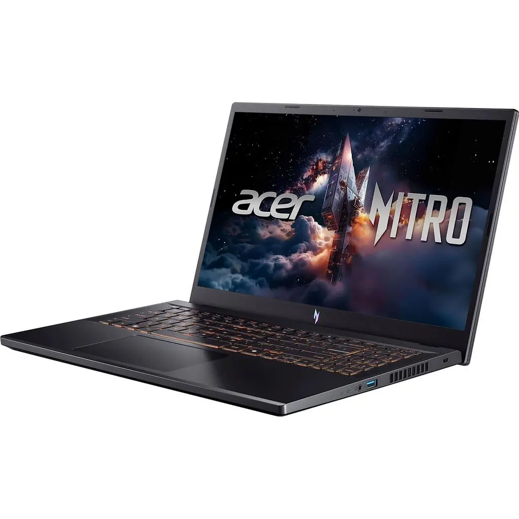 Ноутбук Acer 15.6 Nitro V 15 ANV15-52 FHD IPS/i9-13900H/32GB/1TB/RTX 5060 8GB/Linux/Black (NH.QZ8EU.00B) - фото 3