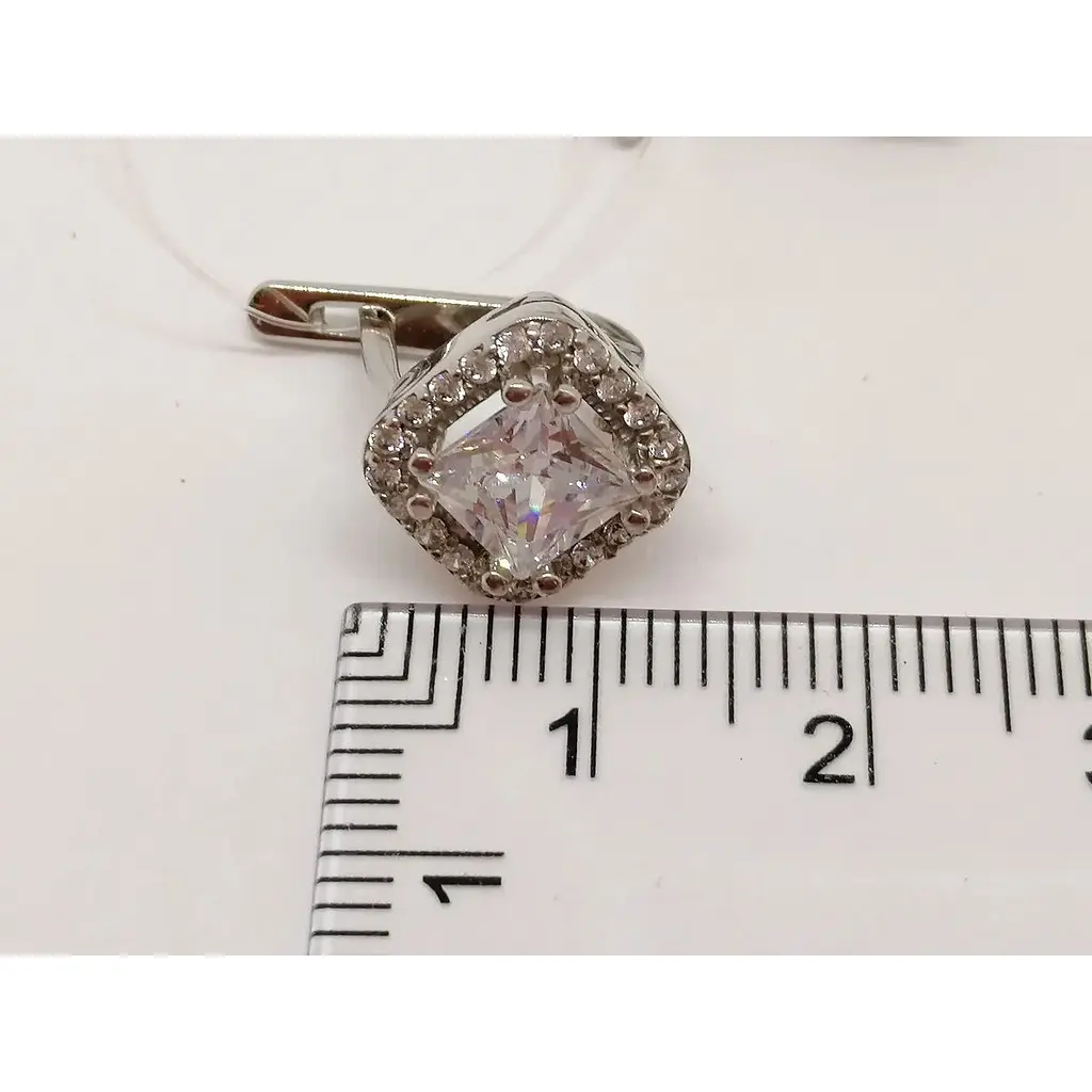 Срібні сережки Qvaliz з фіанітами. 902-00191 - фото 4