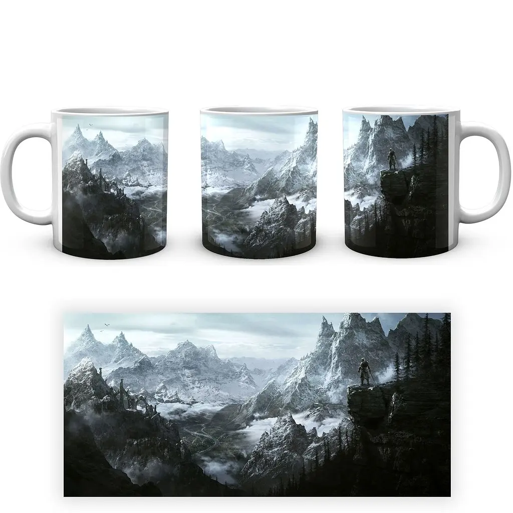 Кухоль GeekLand Skyrim SKR 02.03 330 мл білий - фото 4