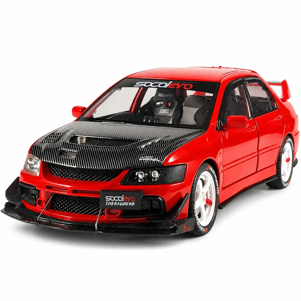 Колекційна металева модель автомобіля АвтоЕксперт Mitsubishi Lancer Evolution IX з інерцією, світлом та звуком 1:24 - фото 9