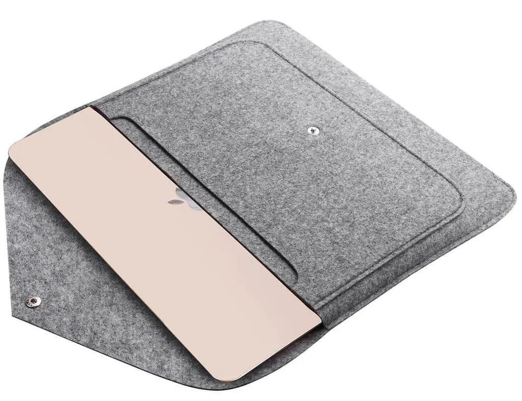 Чехол для ноутбука Gmakin 14" MacBook Pro Light Gray (GM07-14) - фото 4