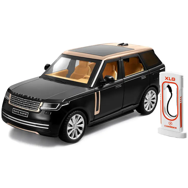Колекційна металева модель автомобіля АвтоЕксперт Range Rover L460 із зарядною станцією, інерцією, світлом та звуком 1:24 - фото 7