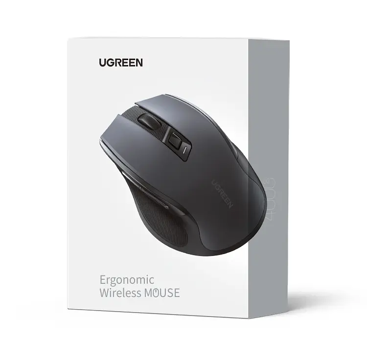 Маніпулятор миша бездротова UGREEN MU006 Ergonomic Wireless Mouse Blue - фото 2