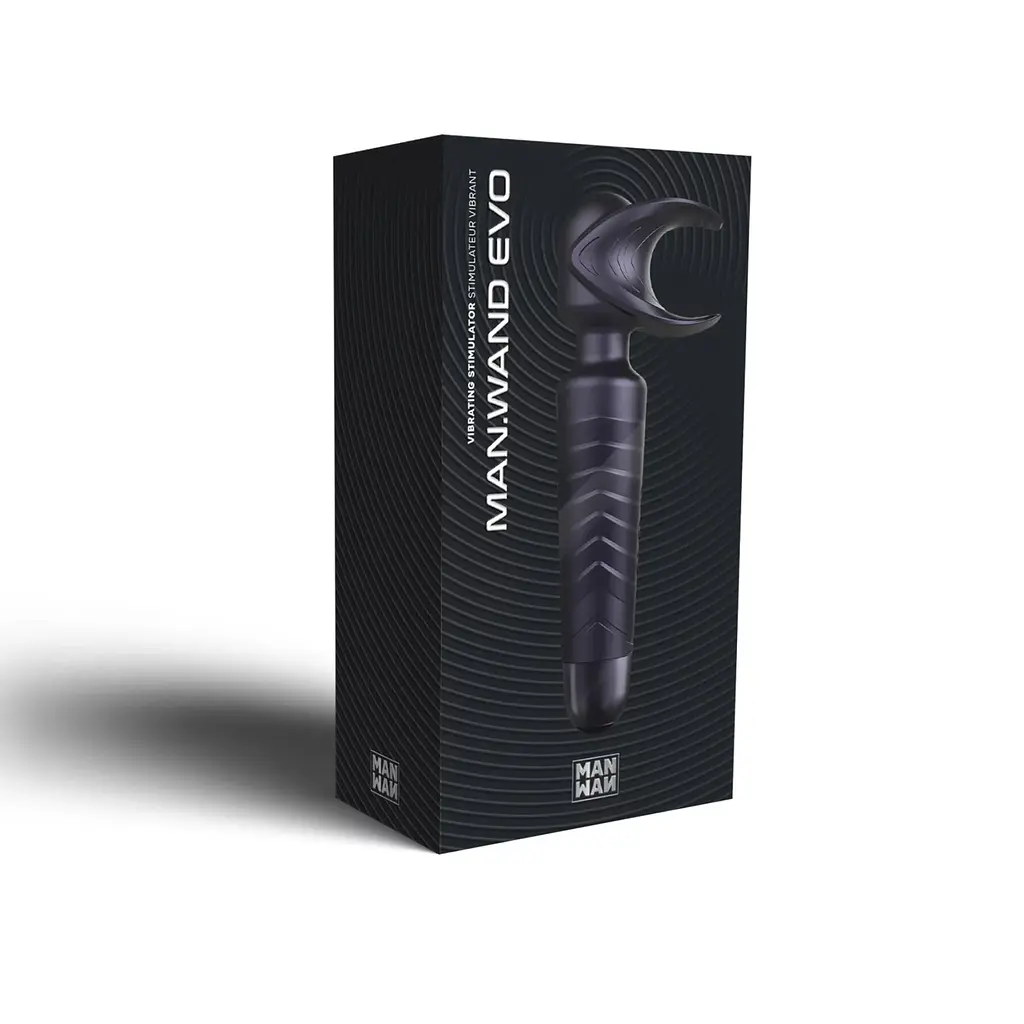 Мастурбатор-вібромасажер Manwan MAN.WAND EVO Black Plum, чудово для пар, вібромінет - фото 6