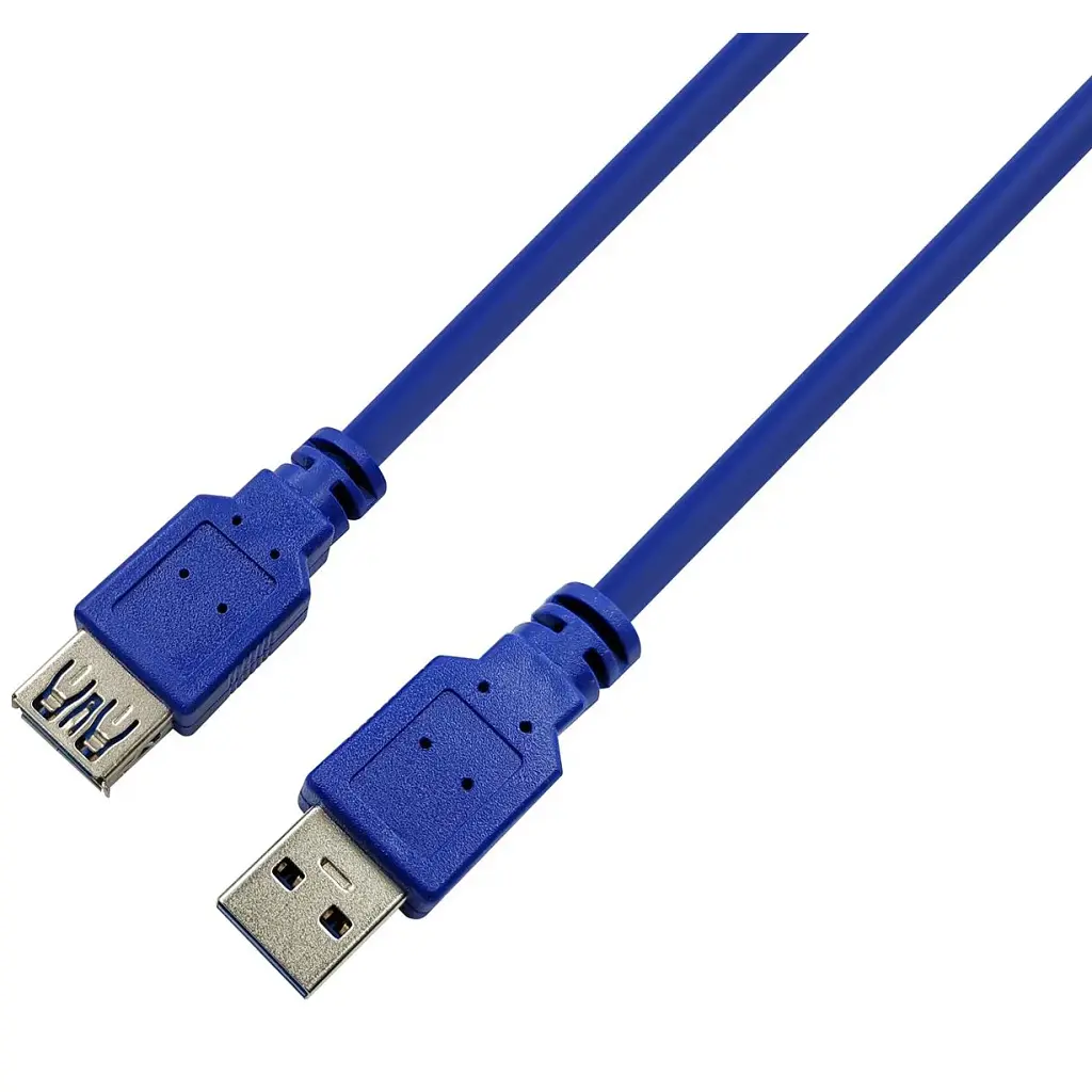 Кабель Prologix подовжувач USB (AM/AF), USB 3.0, 3 м, синій (PR-USB-P-11-30-3m) - фото 3