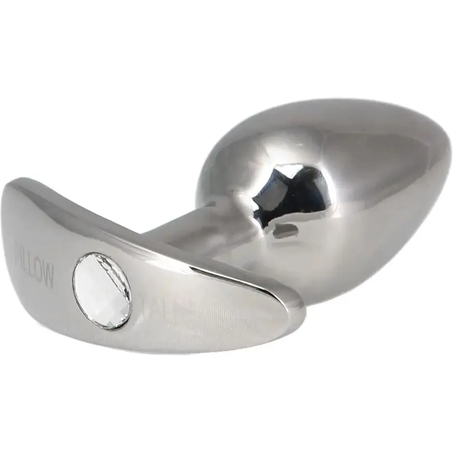 Анальна пробка Pillow Talk Sneaky Luxurious Stainless Steel Anal Plug - фото 2
