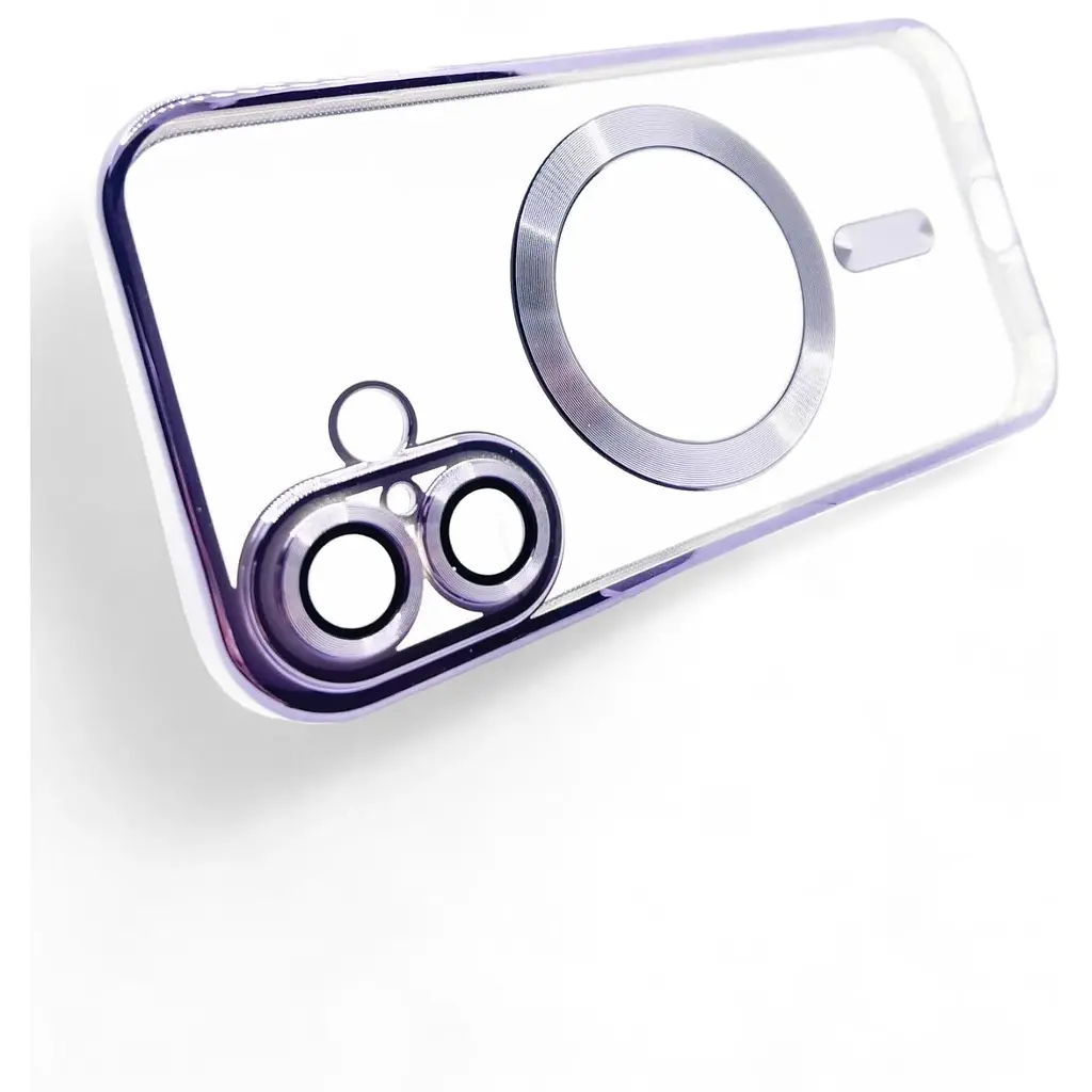 Чехол-накладка BeCover TPU Chrome Case (MagSafe) для iPhone 16 Plus Purple (712079) - фото 4
