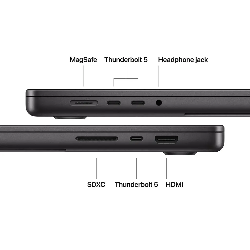 Ноутбук Apple 16.2 MacBook Pro / M5 Max/36GB/2TB/UMA/MacOS/Space Black (MGED4UA/A) - фото 7