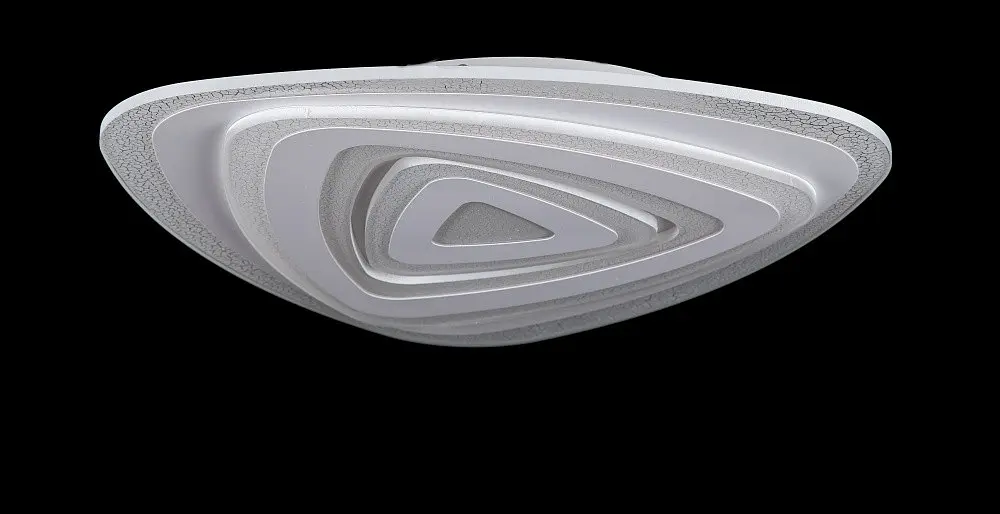 Люстра стельова LED Splendid Ray L650/500/1, 160W, білий, сучасний стиль з пультом - фото 2