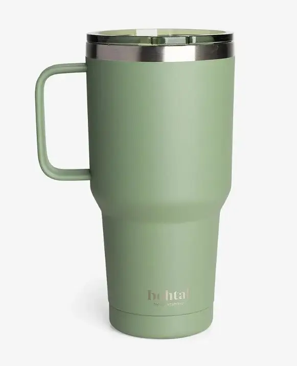 Термостакан SmartShake Bohtal з ручкою з нержавіючої сталі Tumbler Green 900 мл (11281901) - фото 2