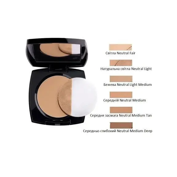 Матуюча компактна пудра Avon Середня/NEUTRAL MEDIUM (n3-01) 8 г - фото 2