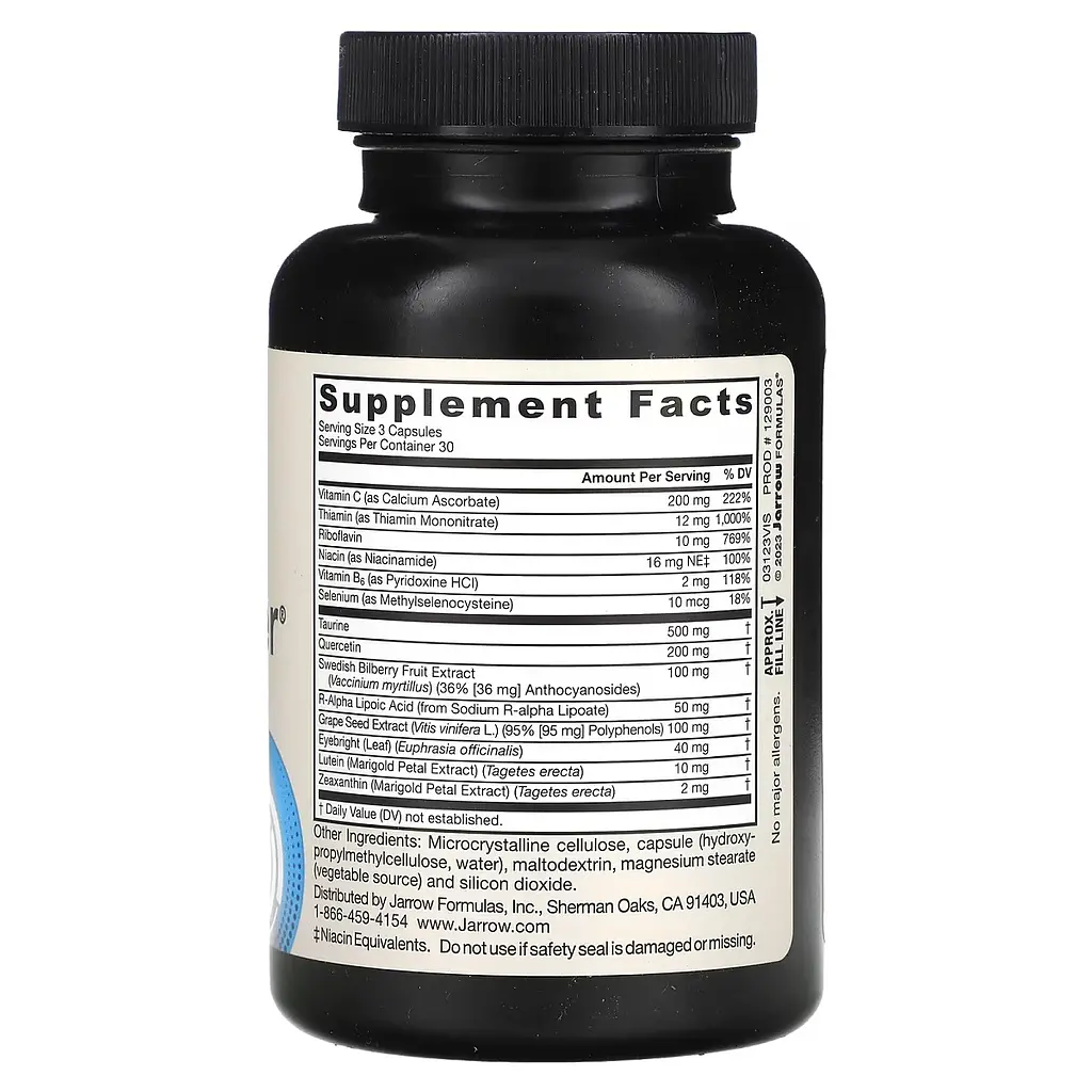 Оптимізатор зору Jarrow Formulas Vegan Vision Optimizer 90 капсул - фото 2