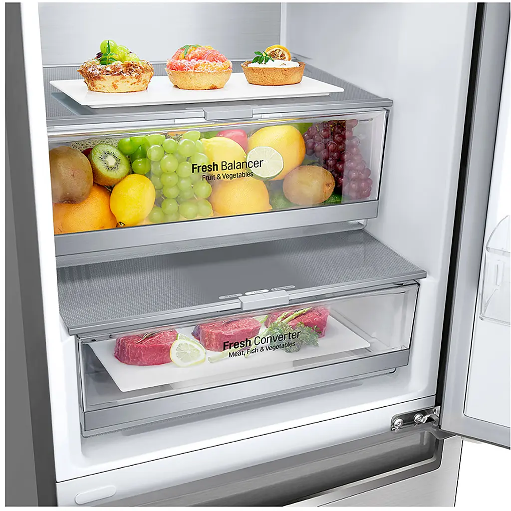 Холодильник LG GW-B509PSAX 203см 2 дв холодильное отделение 277 л морозильное отделение 107 л A+++-10%,NF,Лин,Зона свеж Диспл внешн нержавіюча сталь (GW-B509PSAX) - фото 10