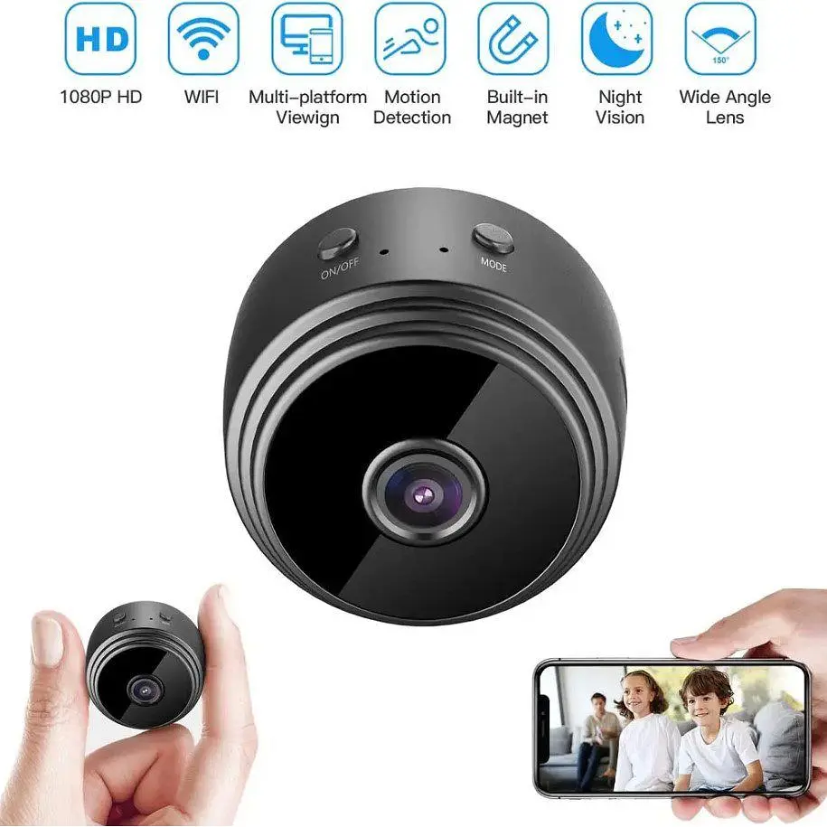 Wi-Fi минивидеокамера с SD-картой YOSO YOIPC48D2MP20 2.8mm V380 - фото 3