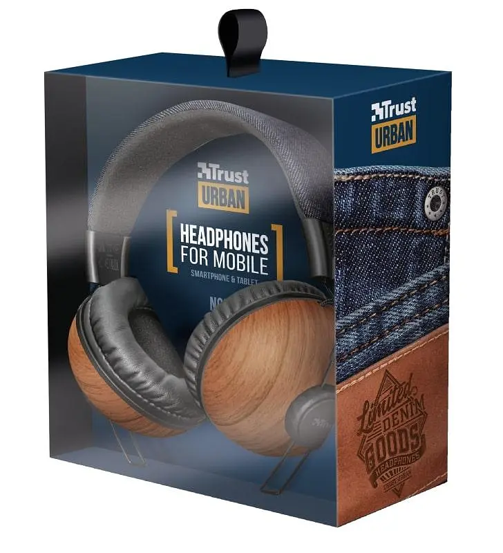 Навушники Trust Noma Over-Ear Mic Denim Wood (22637) - фото 6