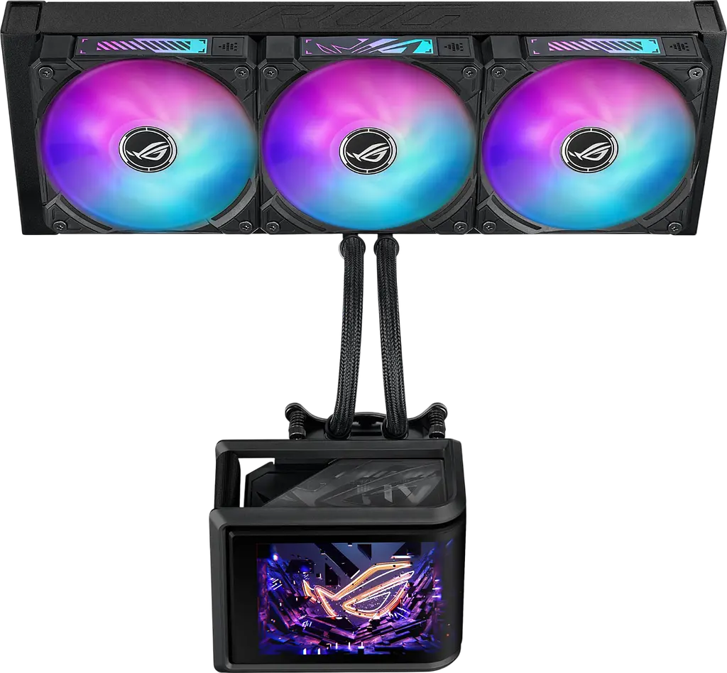 Водяне охолодження Asus ROG Ryuo IV SLC 360 ARGB Black (90RC0151-B0EAY0) - фото 2