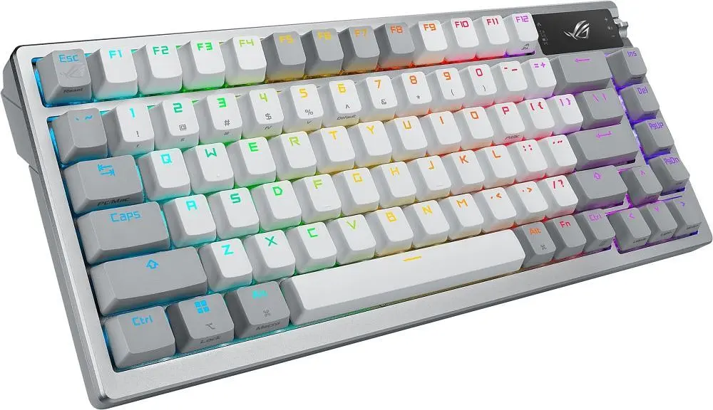 Клавіатура бездротова Asus ROG Azoth RGB WL BT White (90MP031A-BKUA11) - фото 8