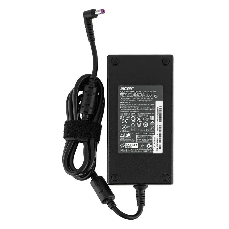 Блок живлення для ноутбука Acer 19.5V 9.23A 180W 5.5*1.7мм чорний RECTANGULAR - фото 2