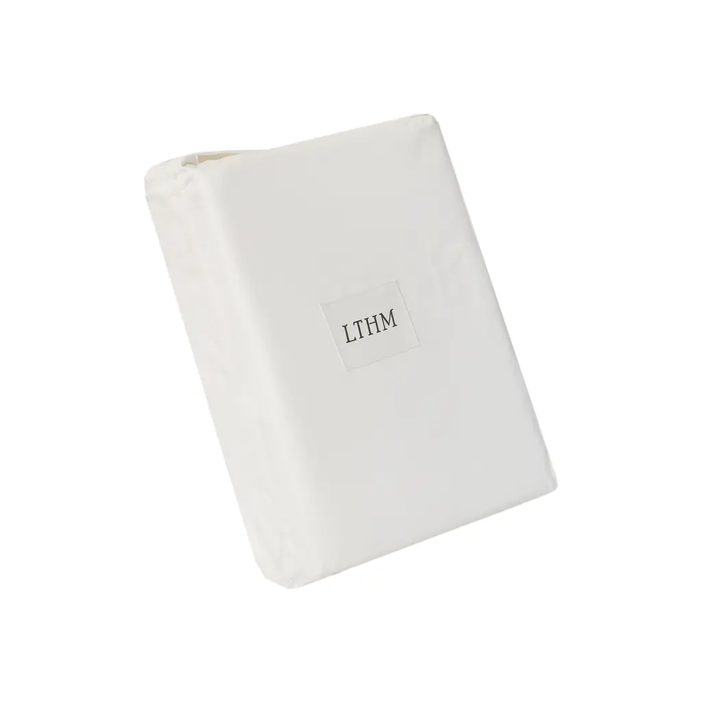 Постельное белье сатин 210ТС Lotus Home - Brista молочный семейный - фото 10