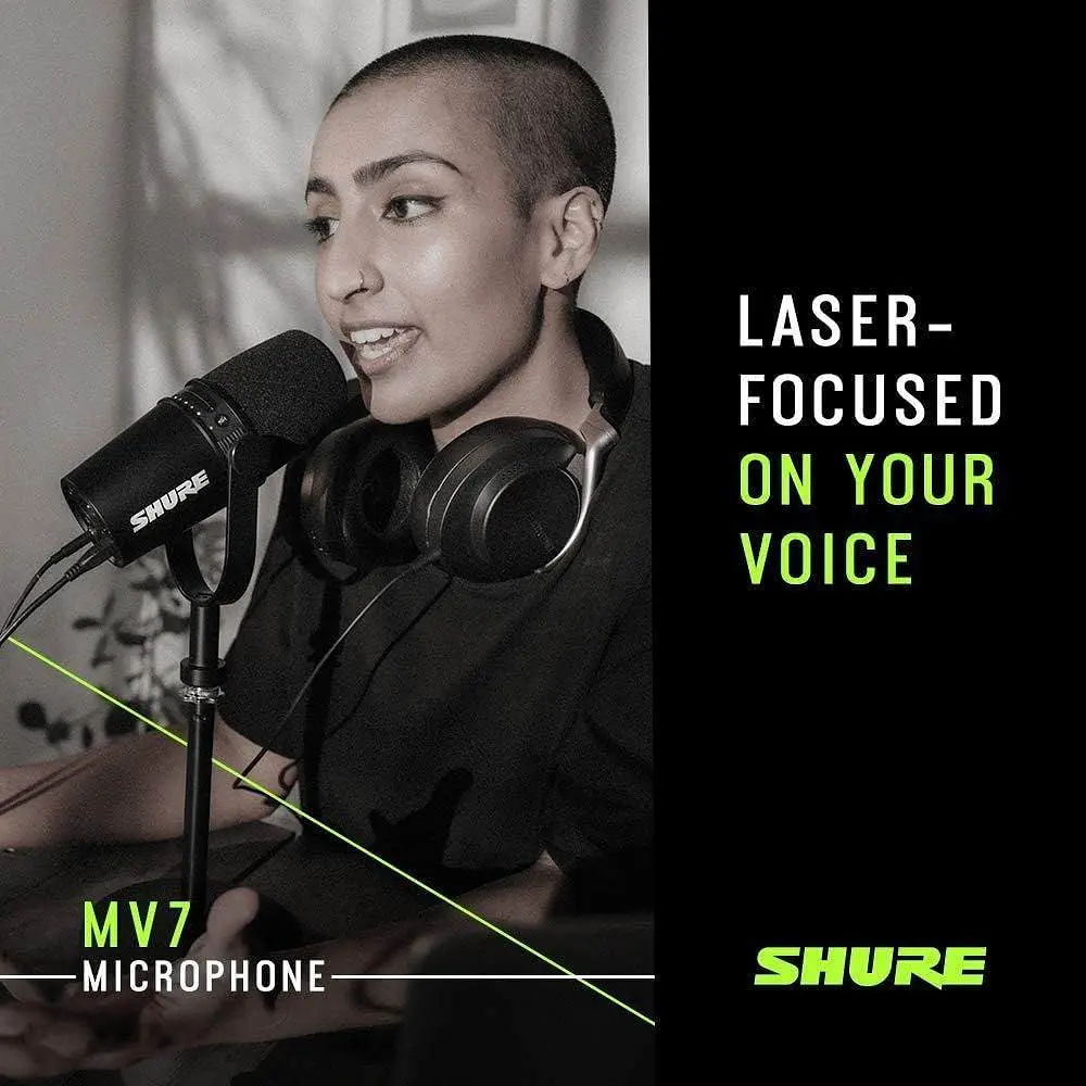 Мікрофон Shure MV7-К (XLR/USB) - фото 7