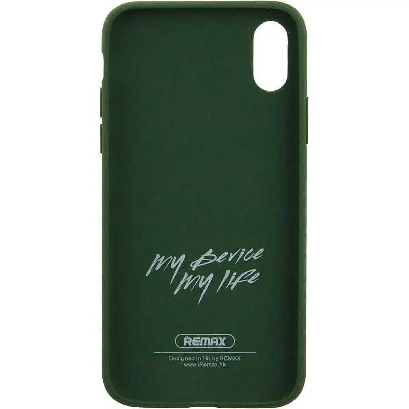 Чохол-накладка Remax Creative Case Apple iPhone X Green - фото 6
