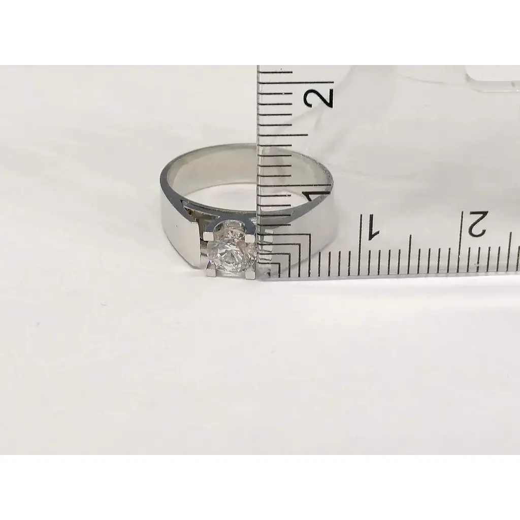 Золоте кільце Столична Ювелірна Фабрика з фіанітом. 154787Б 17,5 - фото 4